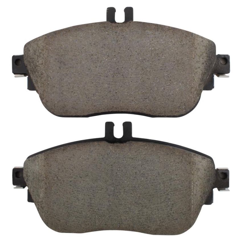 MPA 1001-1694M Quality-Built Premium Semi-Metallic Brake Pads w/ Hardware