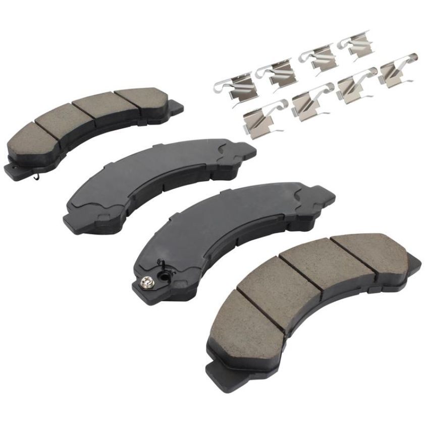 MPA 1001-1695C Quality-Built Premium Ceramic Brake Pads w/ Hardware