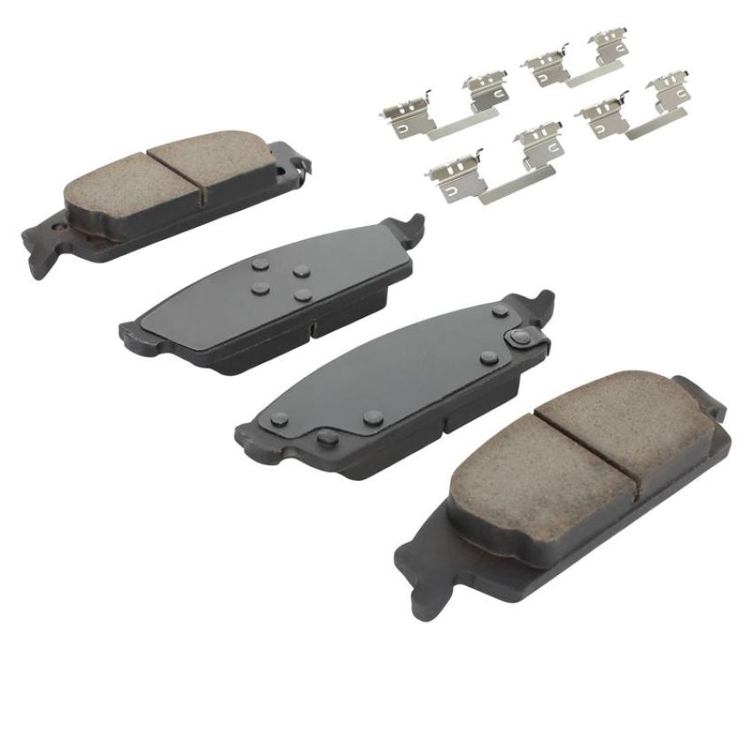 MPA 1001-1707C Quality-Built Premium Ceramic Brake Pads w/ Hardware