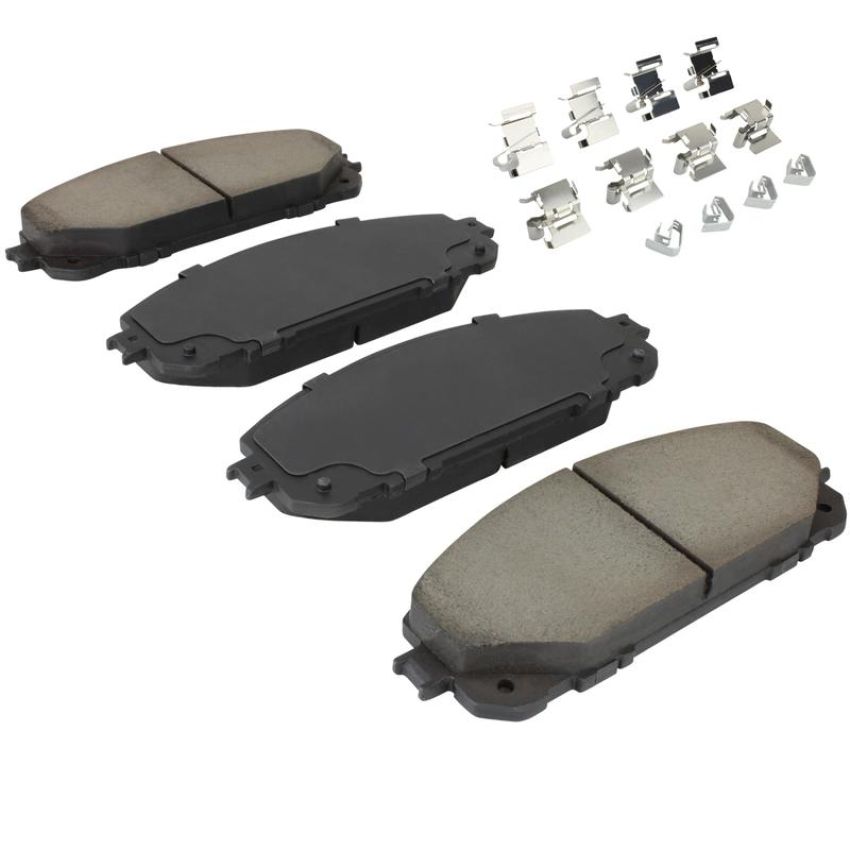 MPA 1001-1709C Quality-Built Premium Ceramic Brake Pads w/ Hardware