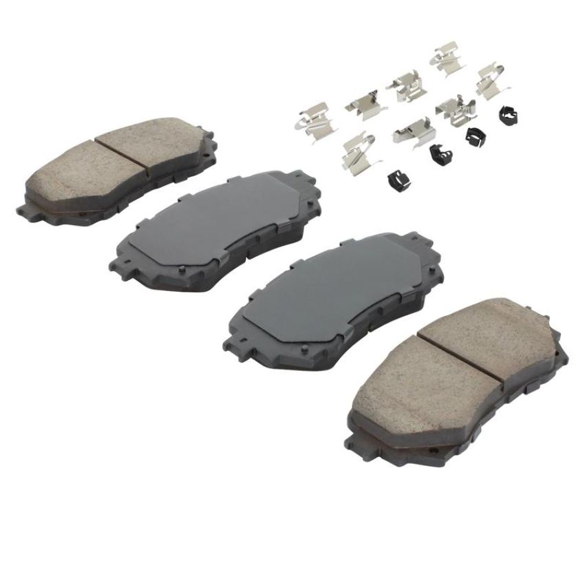MPA 1001-1711C Quality-Built Premium Ceramic Brake Pads w/ Hardware