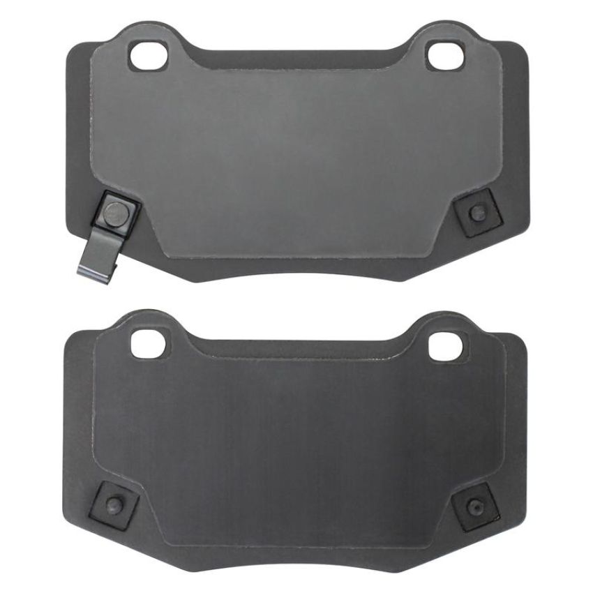 MPA 1001-1718M Quality-Built Premium Semi-Metallic Brake Pads w/ Hardware