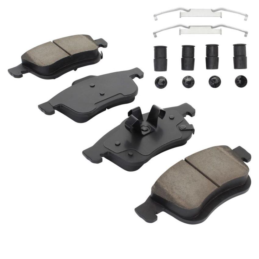 MPA 1001-1721C Quality-Built Premium Ceramic Brake Pads w/ Hardware