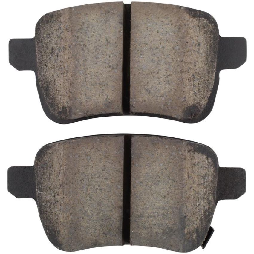 MPA 1001-1722C Quality-Built Premium Ceramic Brake Pads w/ Hardware
