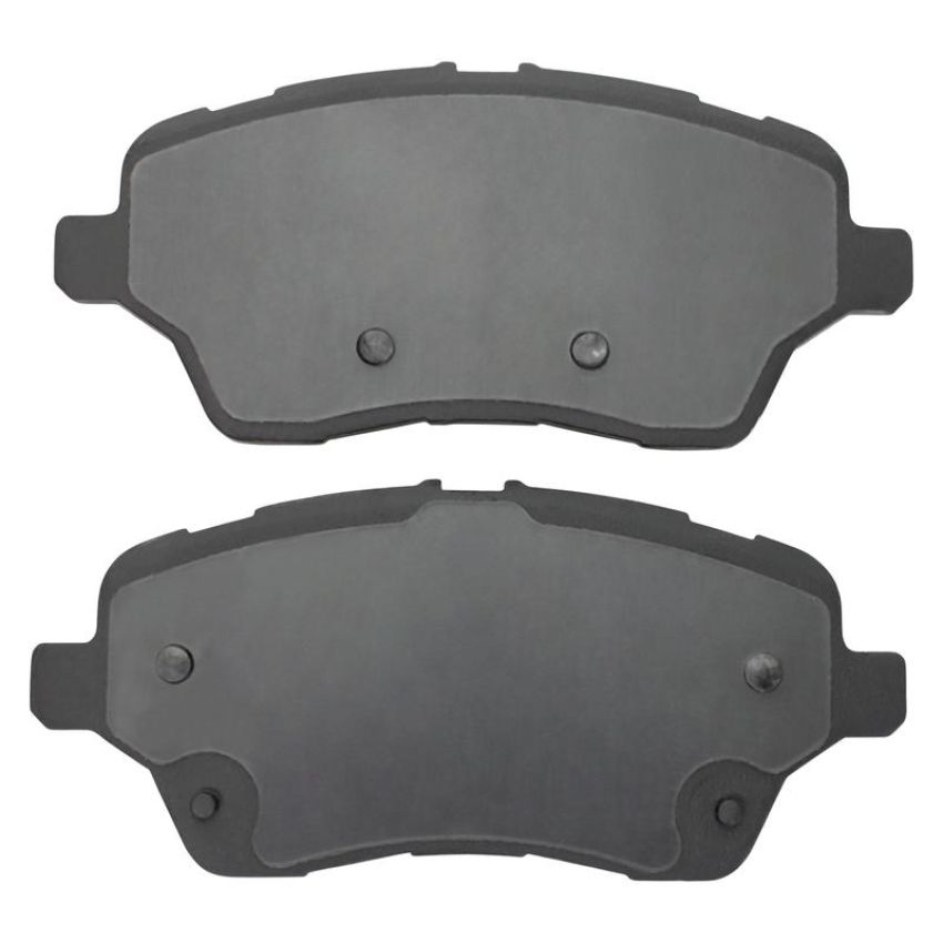 MPA 1001-1730M Quality-Built Premium Semi-Metallic Brake Pads w/ Hardware