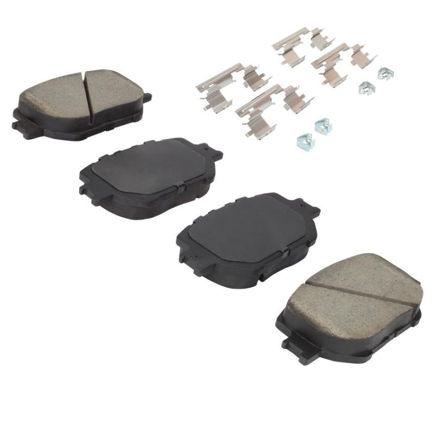 MPA 1001-1733C Quality-Built Premium Ceramic Brake Pads w/ Hardware