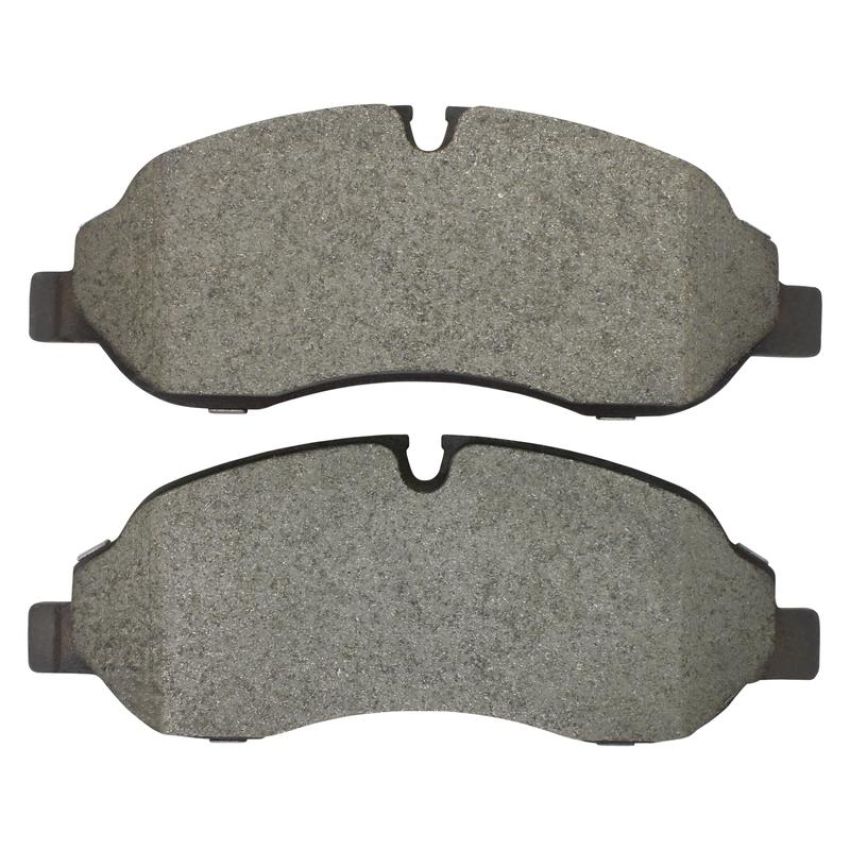 MPA 1001-1774M Quality-Built Premium Semi-Metallic Brake Pads w/ Hardware