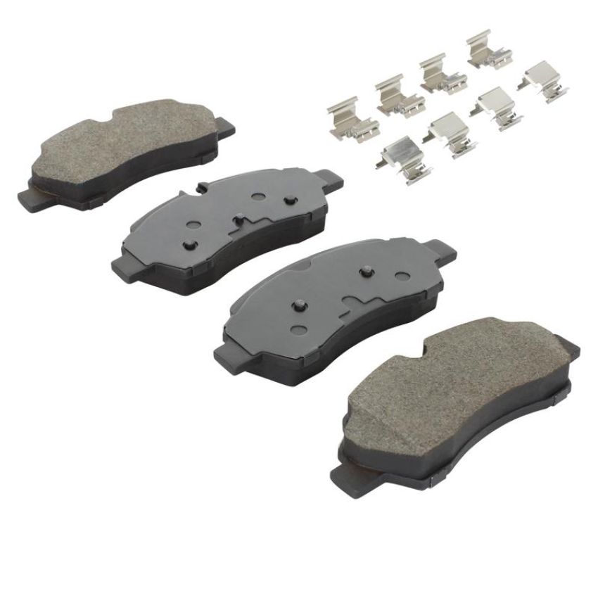 MPA 1001-1775M Quality-Built Premium Semi-Metallic Brake Pads w/ Hardware