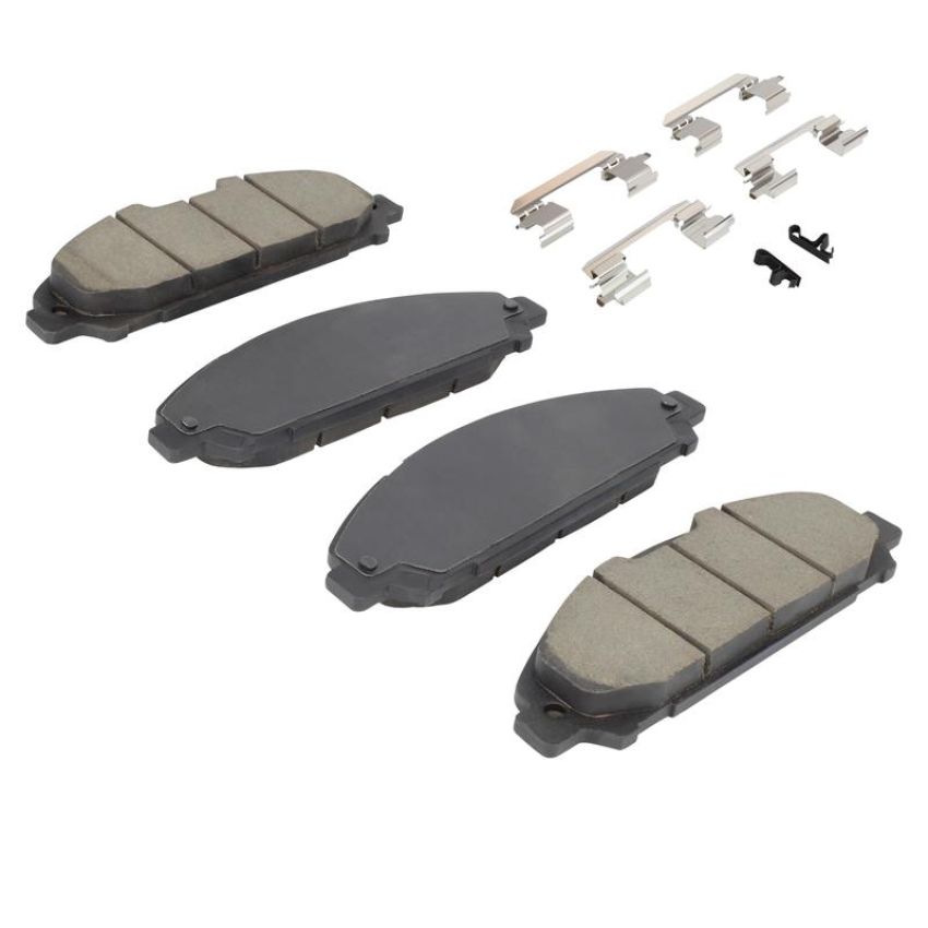 MPA 1001-1791C Quality-Built Premium Ceramic Brake Pads w/ Hardware