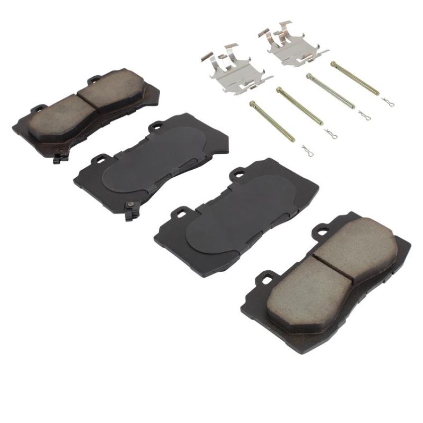 MPA 1001-1802C Quality-Built Premium Ceramic Brake Pads w/ Hardware
