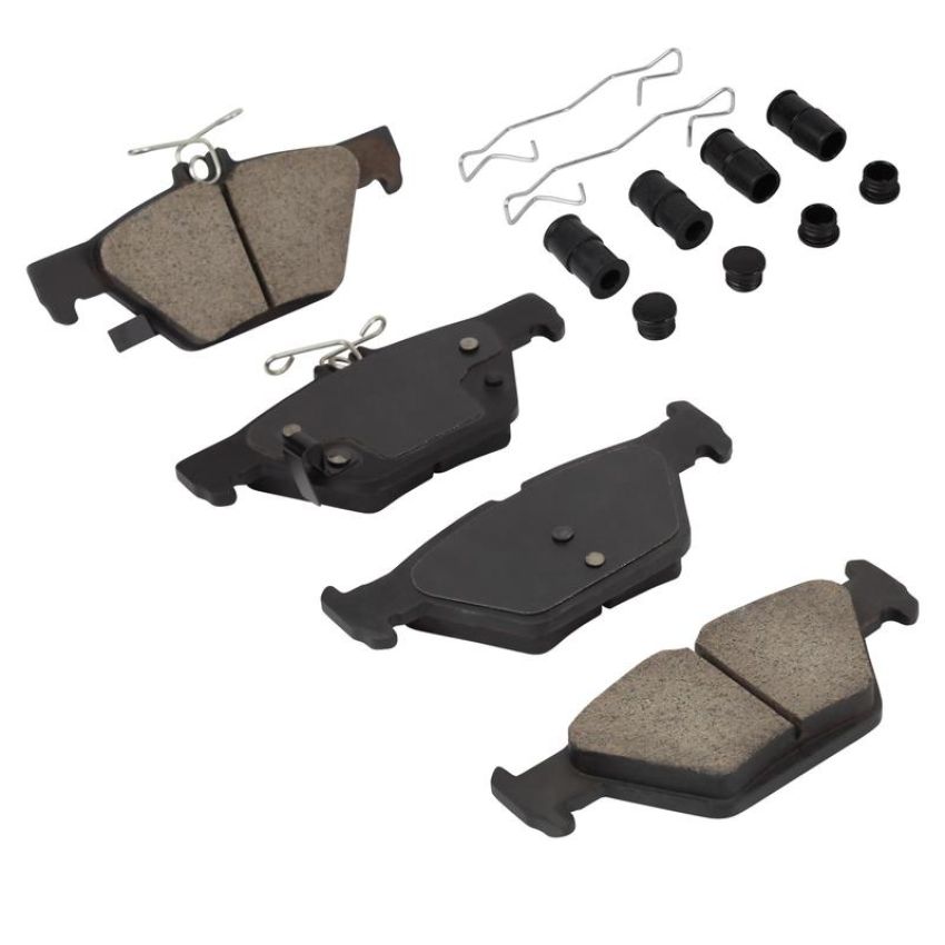 MPA 1001-1808C Quality-Built Premium Ceramic Brake Pads w/ Hardware