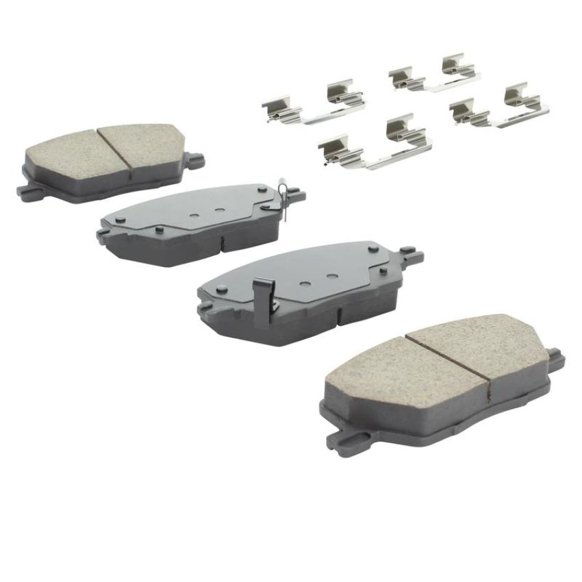 MPA 1001-1811C Quality-Built Premium Ceramic Brake Pads w/ Hardware