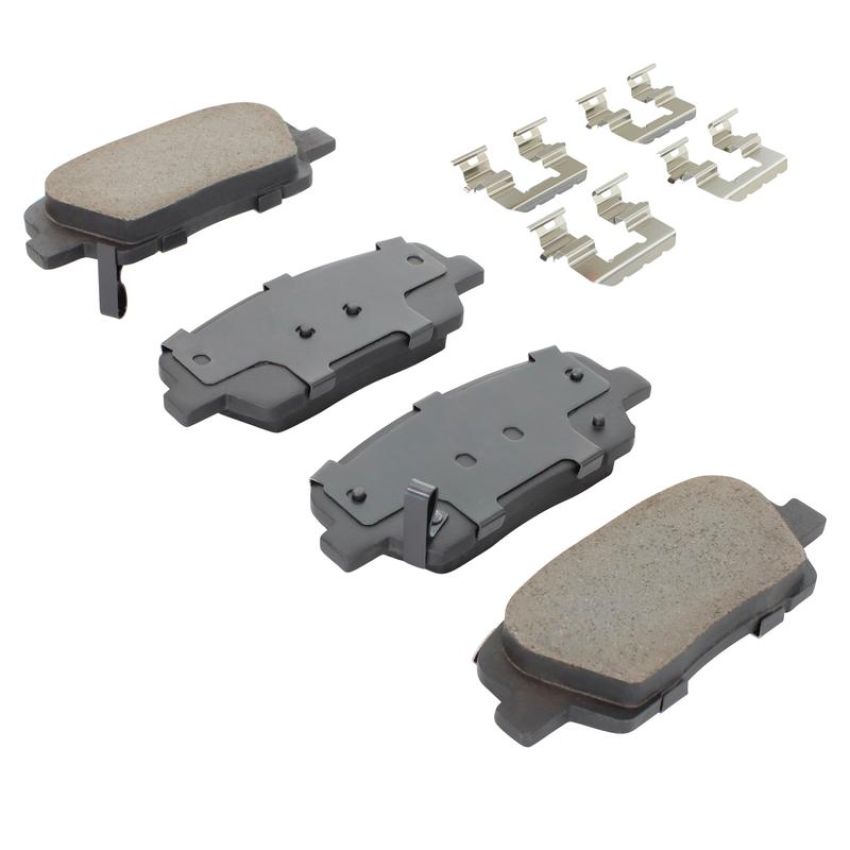 MPA 1001-1816C Quality-Built Premium Ceramic Brake Pads w/ Hardware