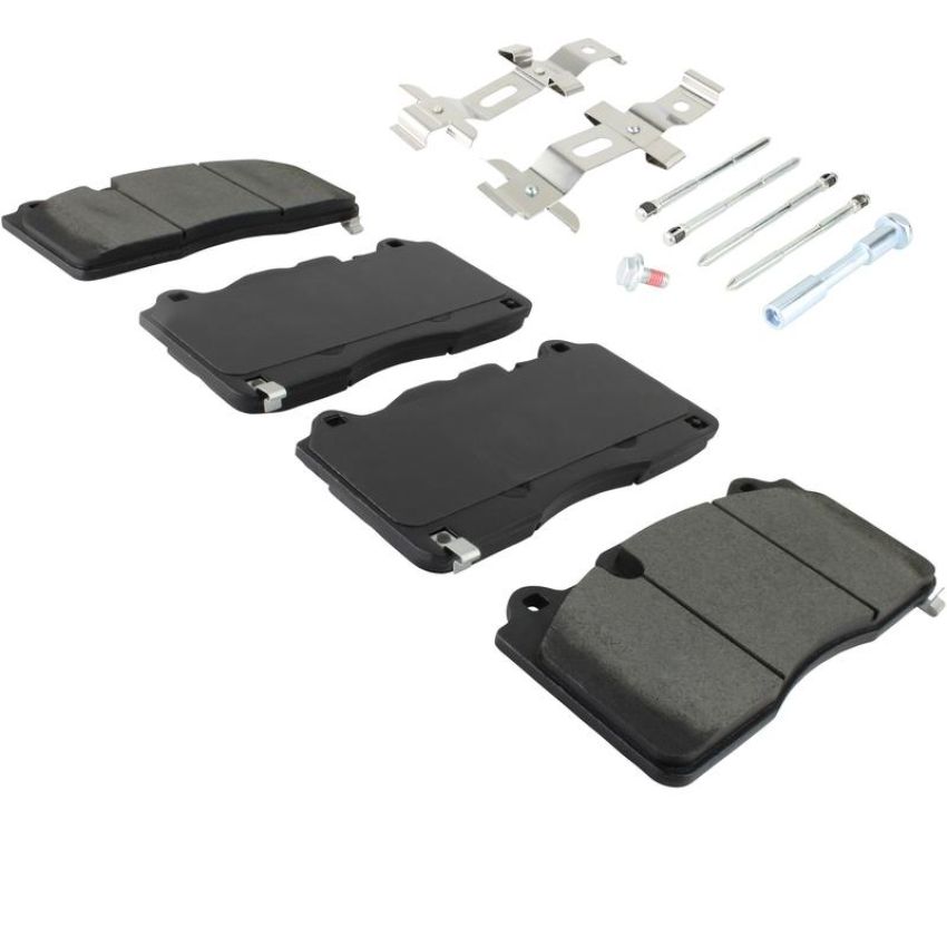 MPA 1001-1835M Quality-Built Premium Semi-Metallic Brake Pads w/ Hardware