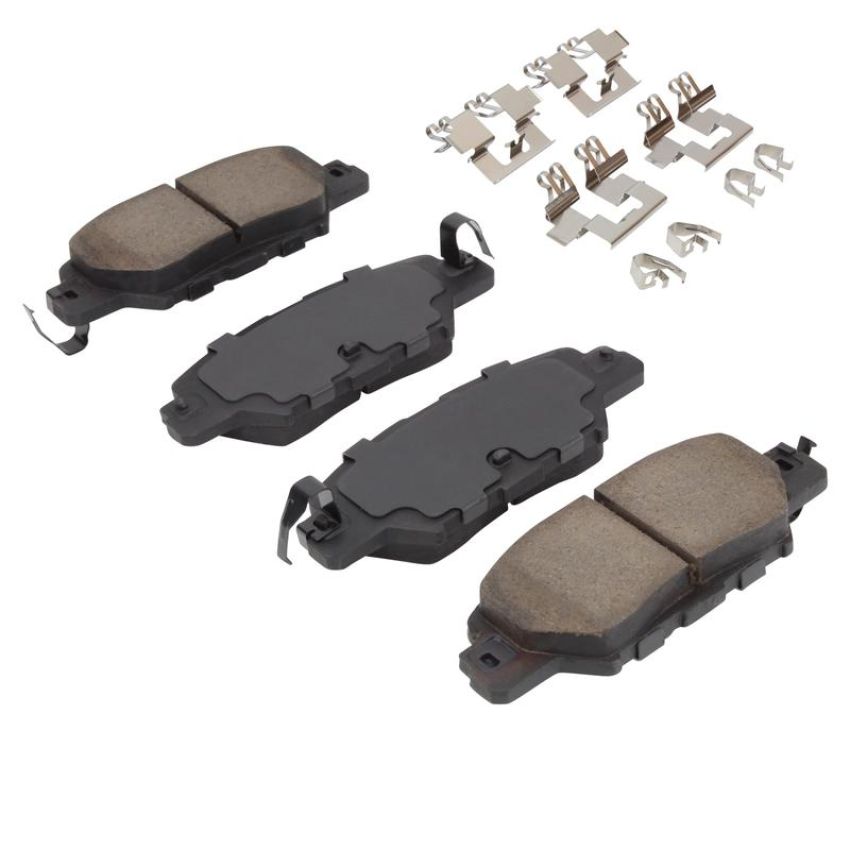 MPA 1001-1846C Quality-Built Premium Ceramic Brake Pads w/ Hardware
