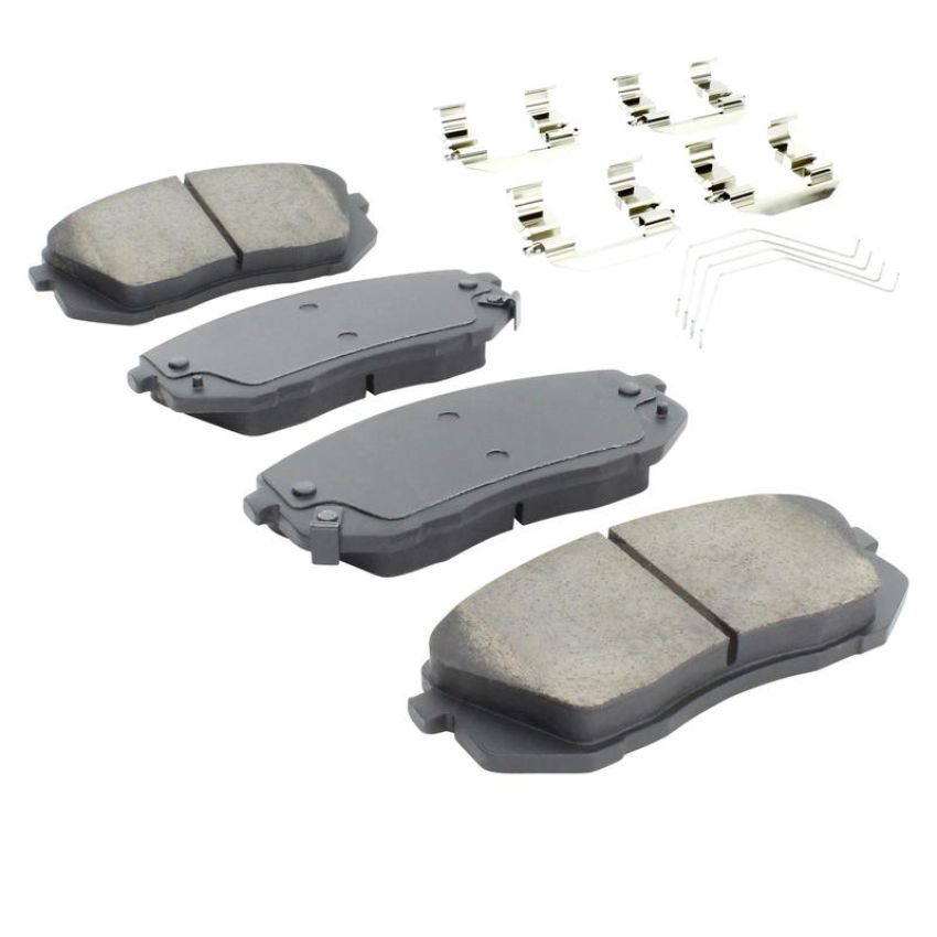 MPA 1001-1855C Quality-Built Premium Ceramic Brake Pads w/ Hardware