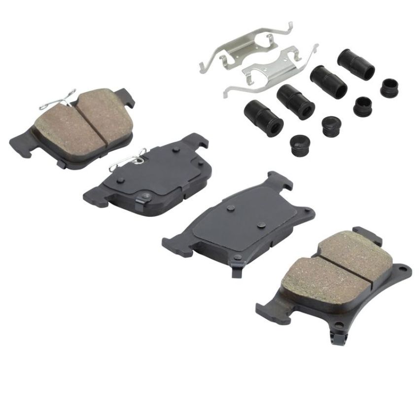 MPA 1001-1901C Quality-Built Premium Ceramic Brake Pads w/ Hardware