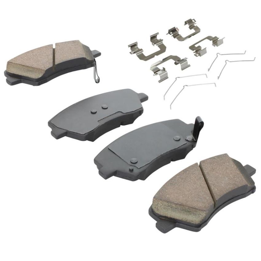 MPA 1001-1912C Quality-Built Premium Ceramic Brake Pads w/ Hardware