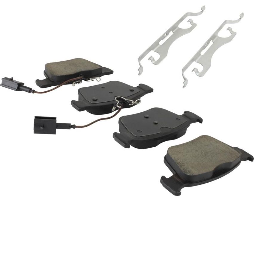 MPA 1001-1989AC Quality-Built Premium Ceramic Brake Pads w/ Hardware