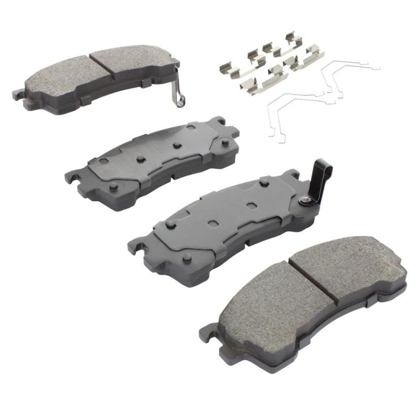 MPA 1002-0637M Quality-Built Work Force Heavy Duty Brake Pads w/ Hardware
