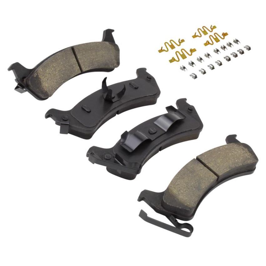 MPA 1002-0666M Quality-Built Work Force Heavy Duty Brake Pads w/ Hardware