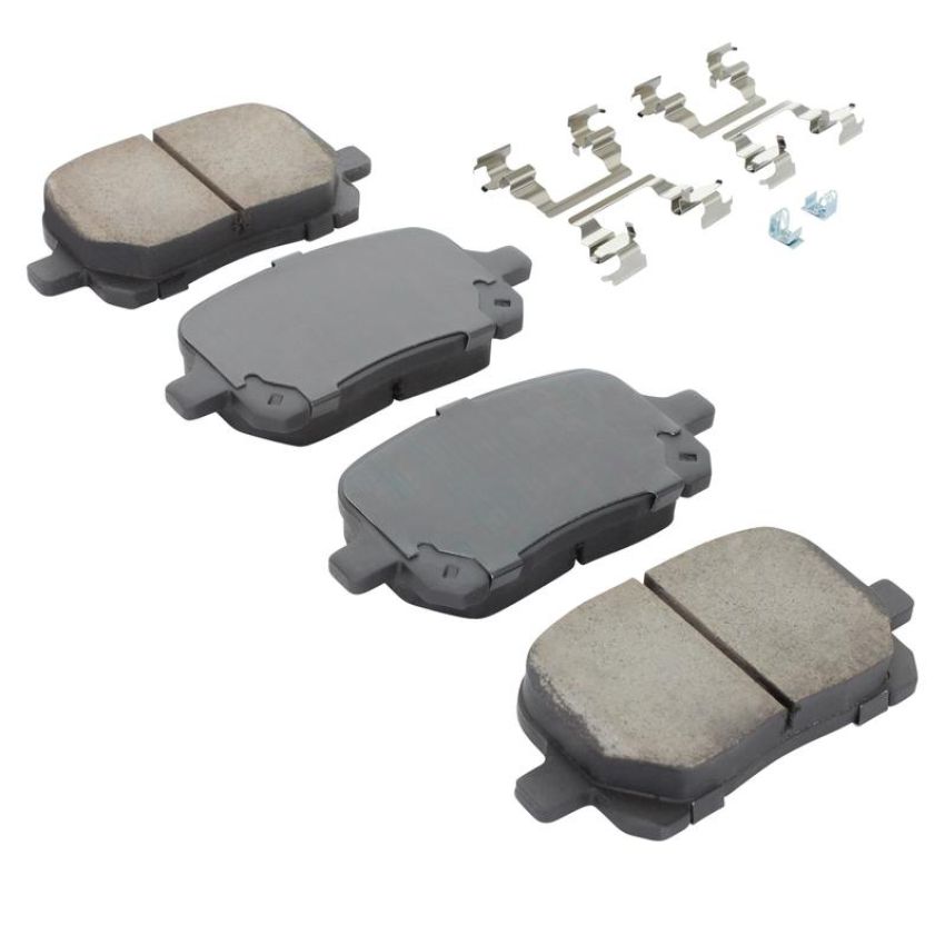 MPA 1002-0707M Quality-Built Work Force Heavy Duty Brake Pads w/ Hardware