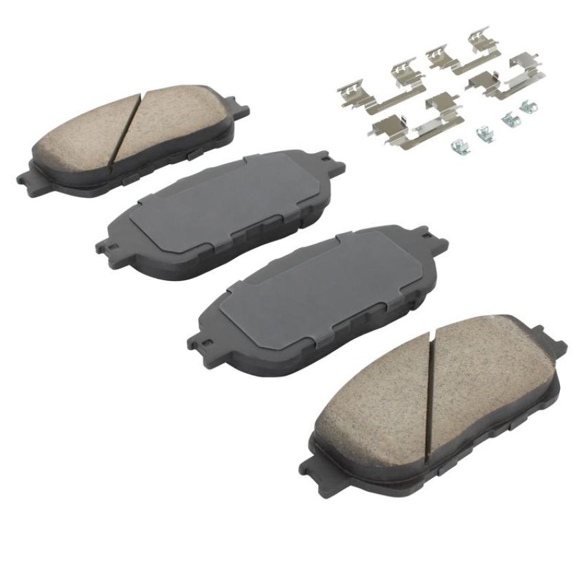 MPA 1002-0906M Quality-Built Work Force Heavy Duty Brake Pads w/ Hardware