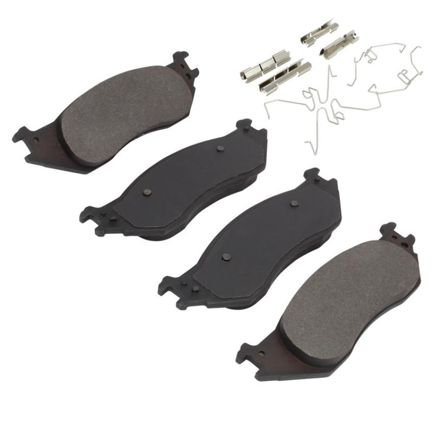 MPA 1002-1045M Quality-Built Work Force Heavy Duty Brake Pads w/ Hardware