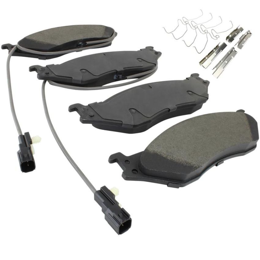 MPA 1002-1066AM Quality-Built Work Force Heavy Duty Brake Pads w/ Hardware