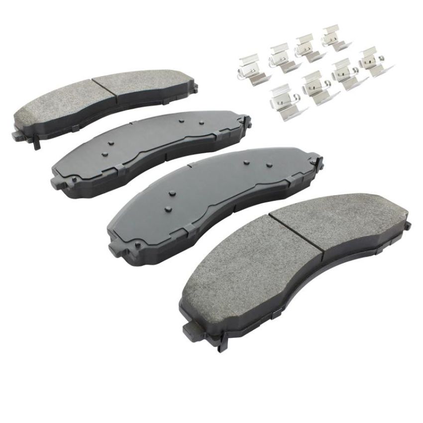 MPA 1002-2018M Quality-Built Work Force Heavy Duty Brake Pads w/ Hardware