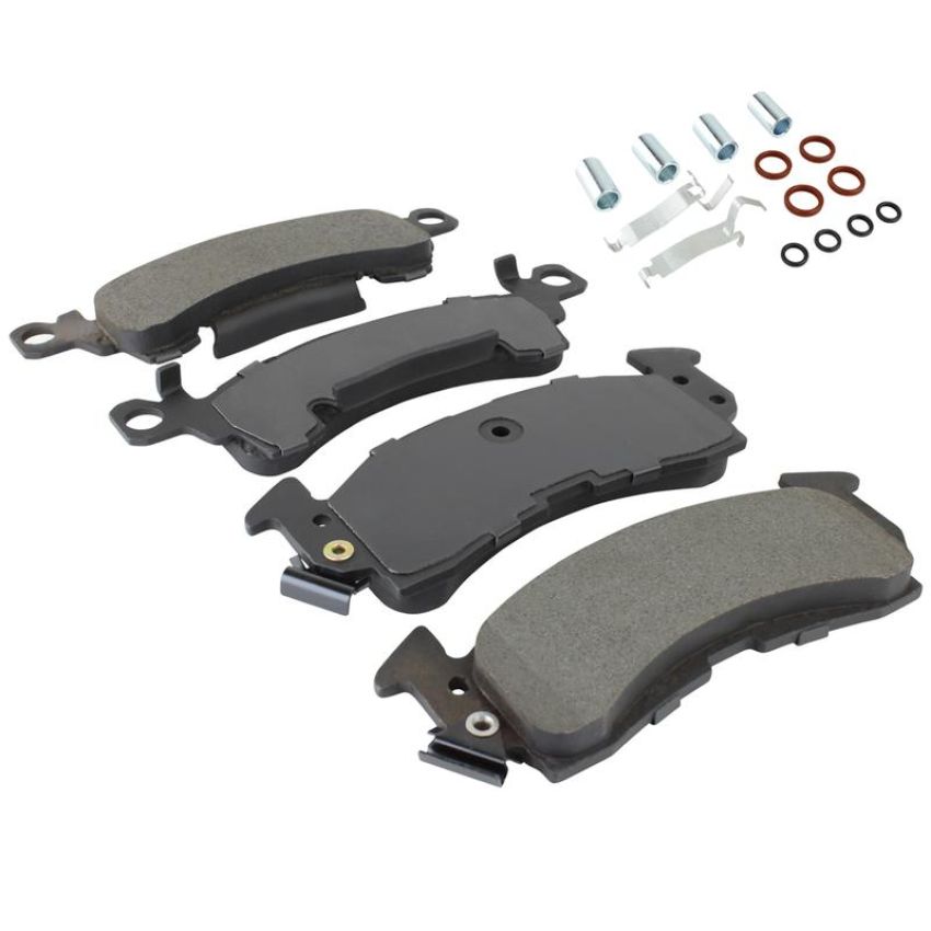 MPA 1003-0052AM Quality-Built Black Series Semi-Metallic Brake Pads w/ Hardware