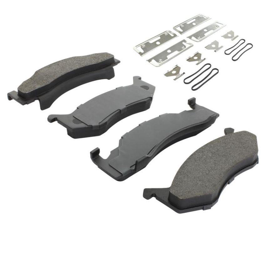 MPA 1003-0123C Quality-Built Black Series Ceramic Brake Pads w/ Hardware
