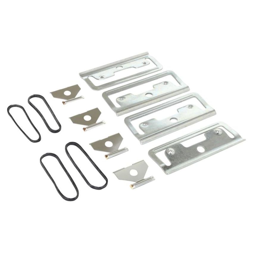 MPA 1003-0123M Quality-Built Black Series Semi-Metallic Brake Pads w/ Hardware