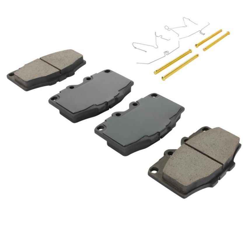 MPA 1003-0137AC Quality-Built Black Series Ceramic Brake Pads w/ Hardware