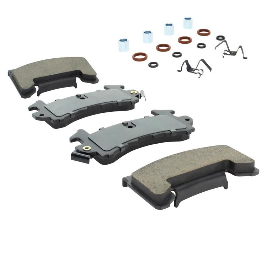 MPA 1003-0154C Quality-Built Black Series Ceramic Brake Pads w/ Hardware