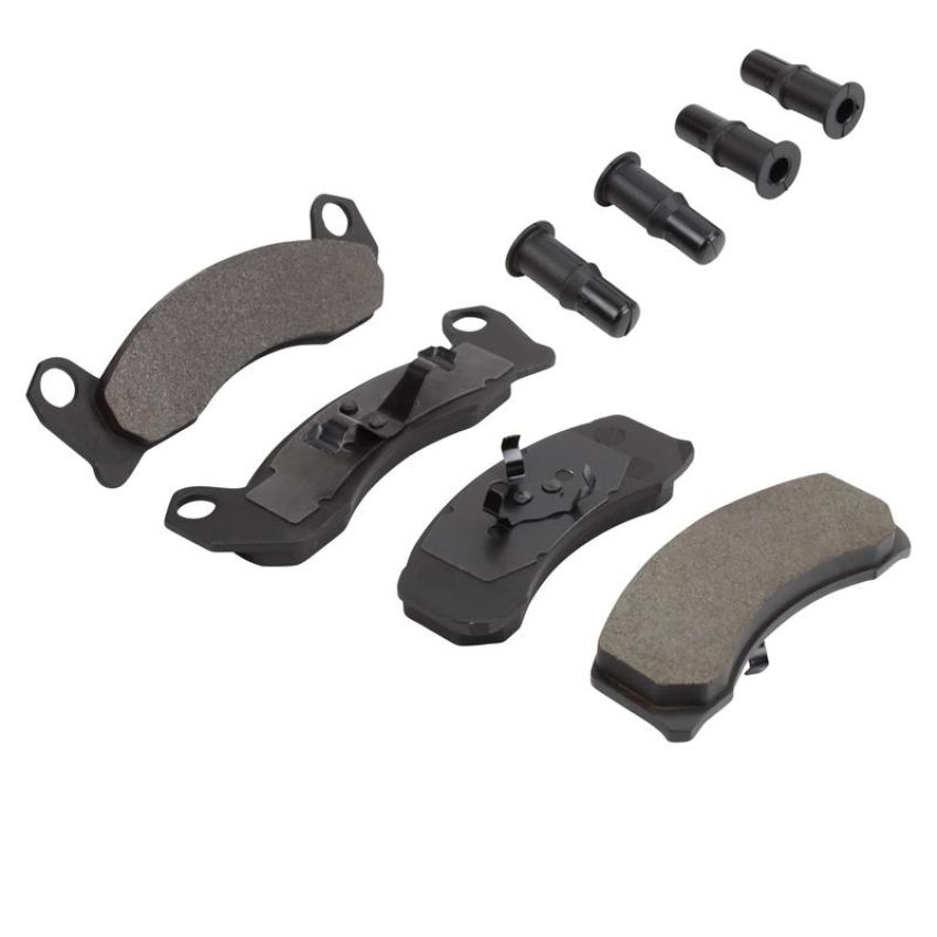 MPA 1003-0199M Quality-Built Black Series Semi-Metallic Brake Pads w/ Hardware
