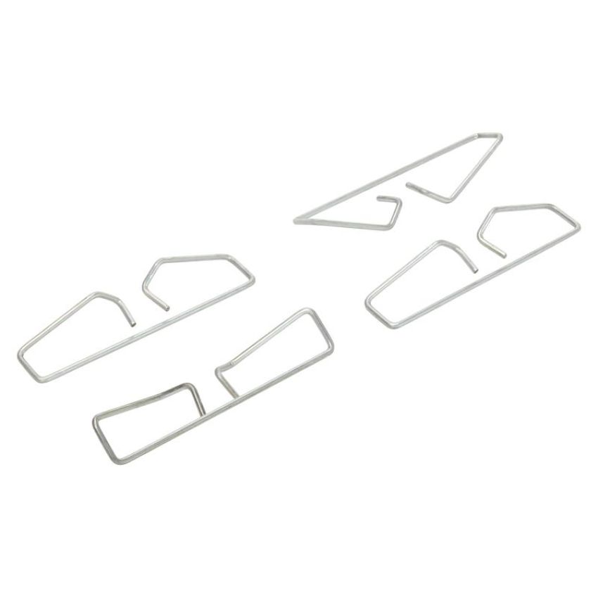 MPA 1003-0203M Quality-Built Black Series Semi-Metallic Brake Pads w/ Hardware