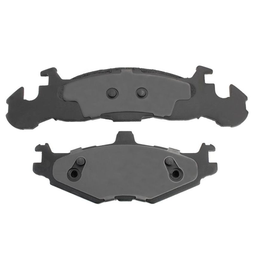 MPA 1003-0219M Quality-Built Black Series Semi-Metallic Brake Pads w/ Hardware