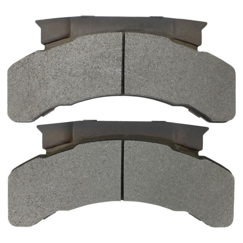 MPA 1003-0224M Quality-Built Black Series Semi-Metallic Brake Pads w/ Hardware