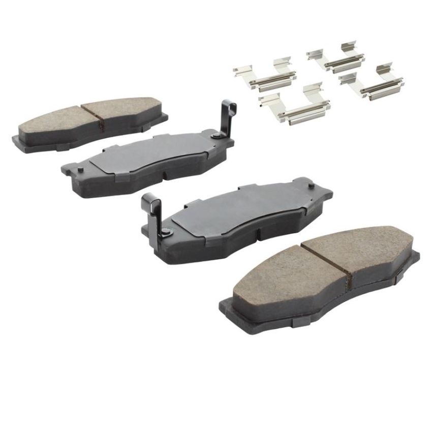 MPA 1003-0266C Quality-Built Black Series Ceramic Brake Pads w/ Hardware