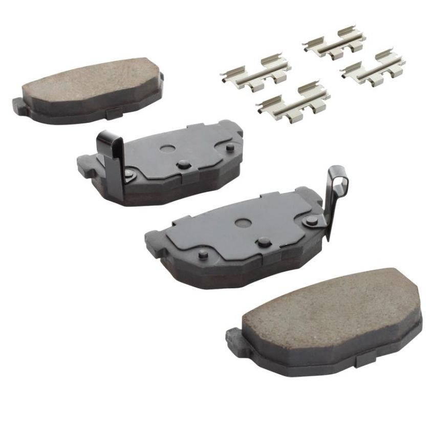 MPA 1003-0272C Quality-Built Black Series Ceramic Brake Pads w/ Hardware