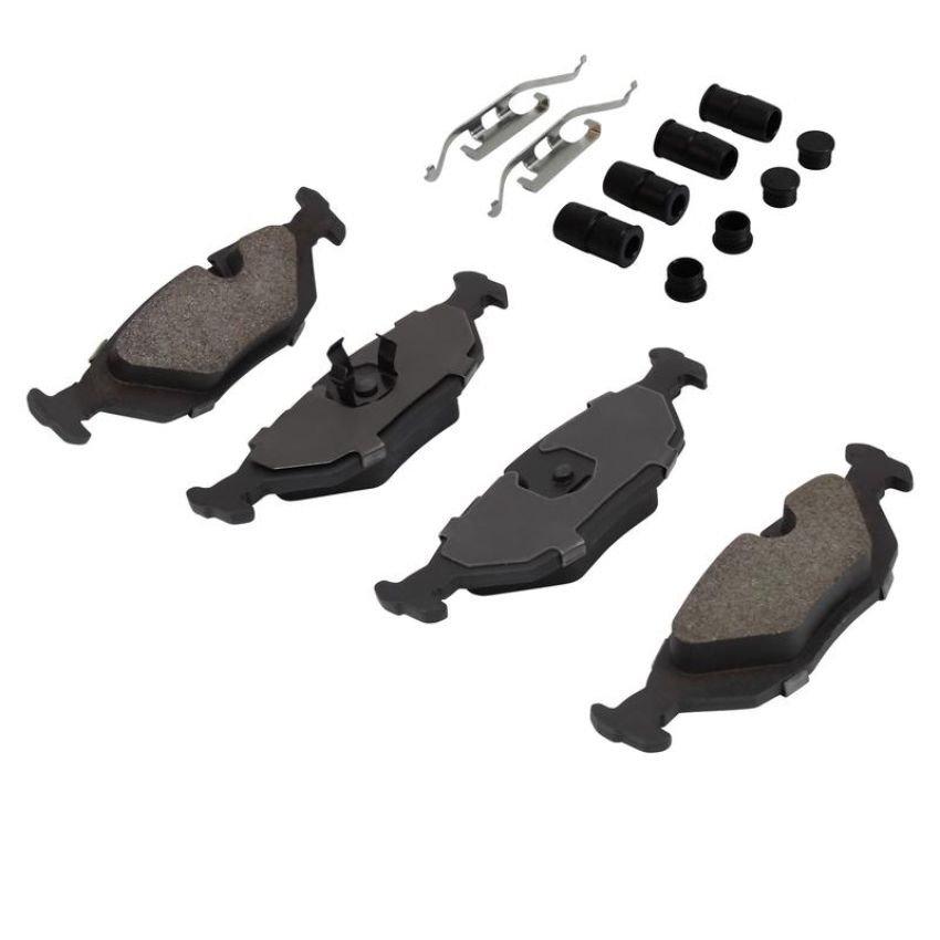 MPA 1003-0279C Quality-Built Black Series Ceramic Brake Pads w/ Hardware