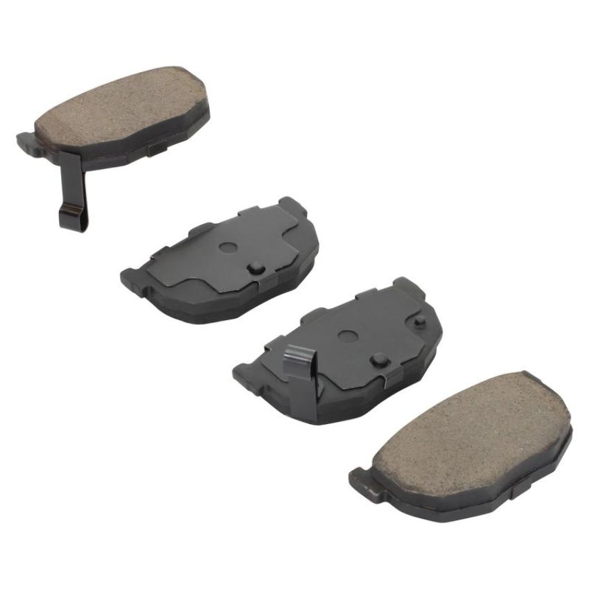 MPA 1003-0323AC Quality-Built Black Series Ceramic Brake Pads w/ Hardware