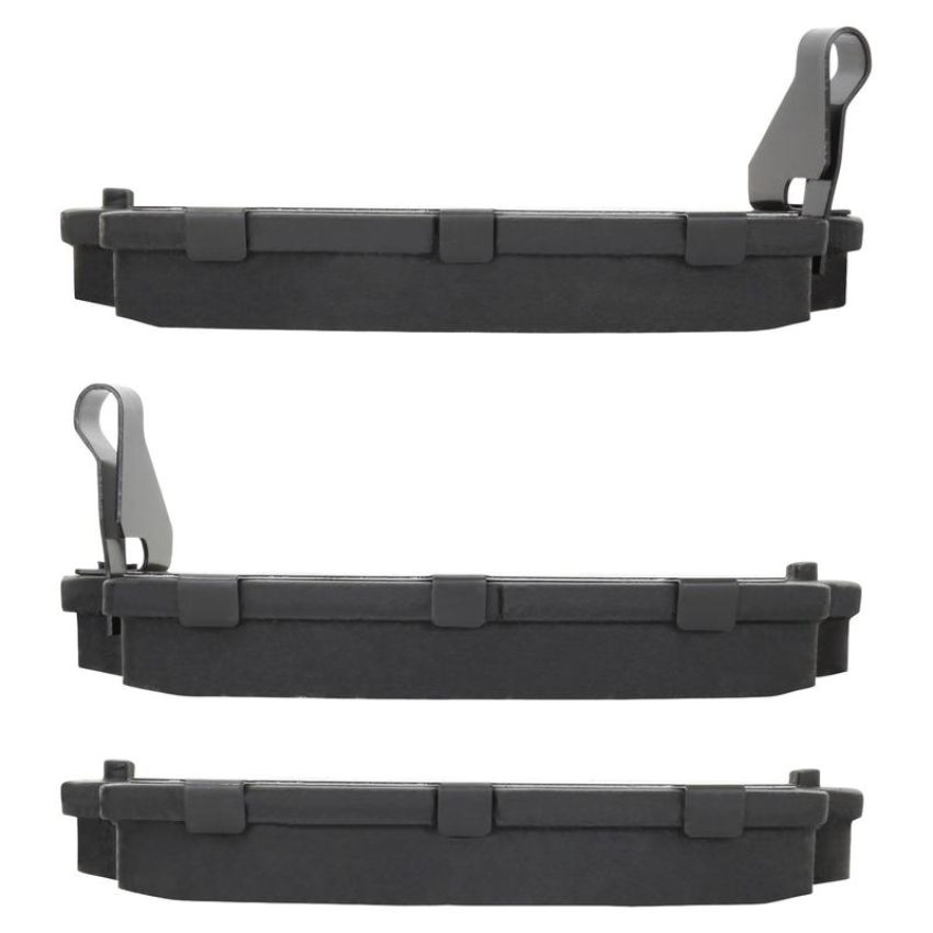 MPA 1003-0325C Quality-Built Black Series Ceramic Brake Pads w/ Hardware