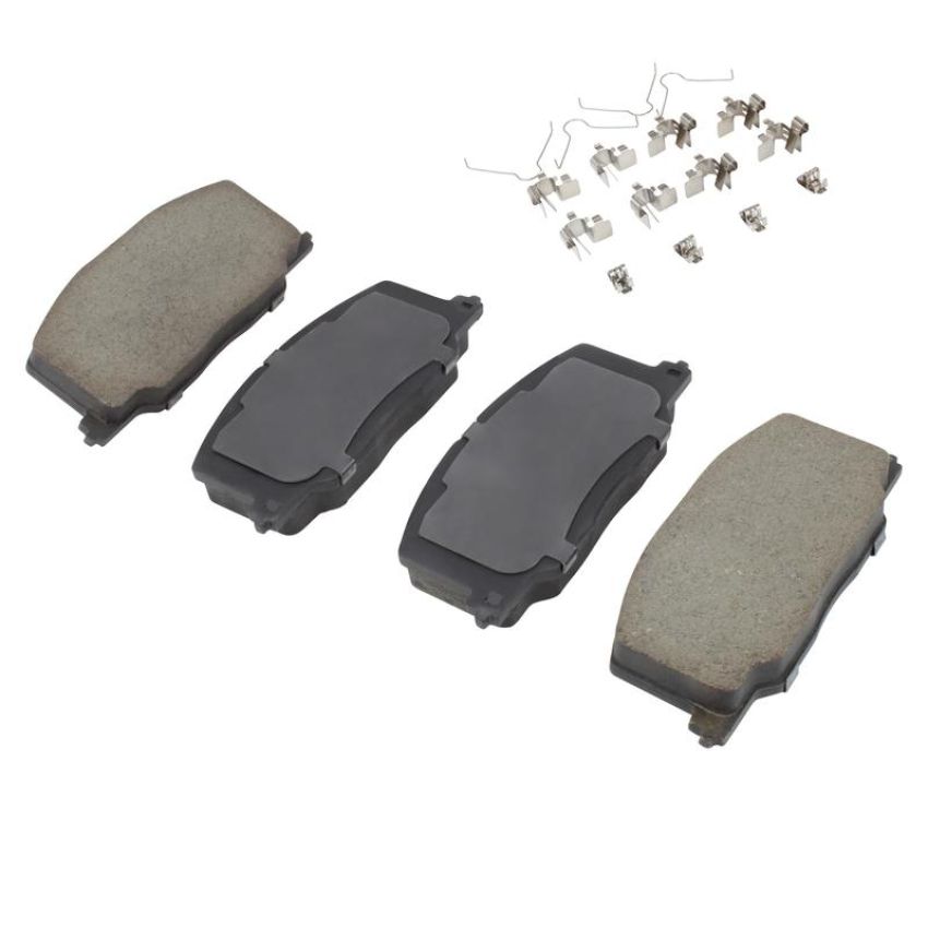 MPA 1003-0356C Quality-Built Black Series Ceramic Brake Pads w/ Hardware