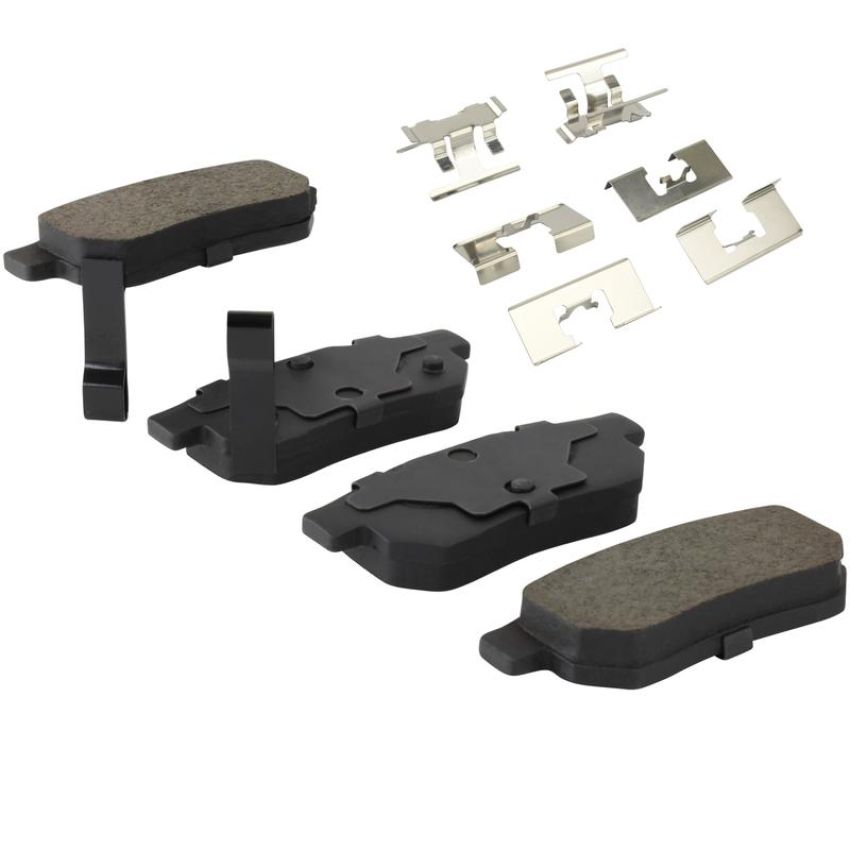 MPA 1003-0374AC Quality-Built Black Series Ceramic Brake Pads w/ Hardware