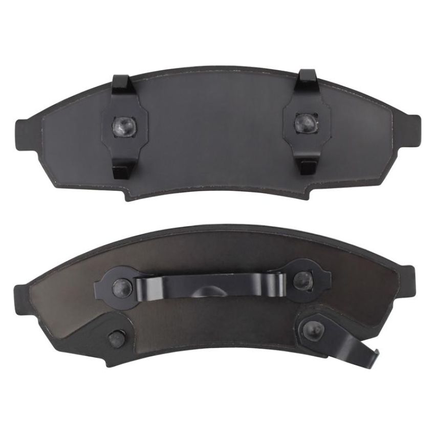 MPA 1003-0376M Quality-Built Black Series Semi-Metallic Brake Pads w/ Hardware