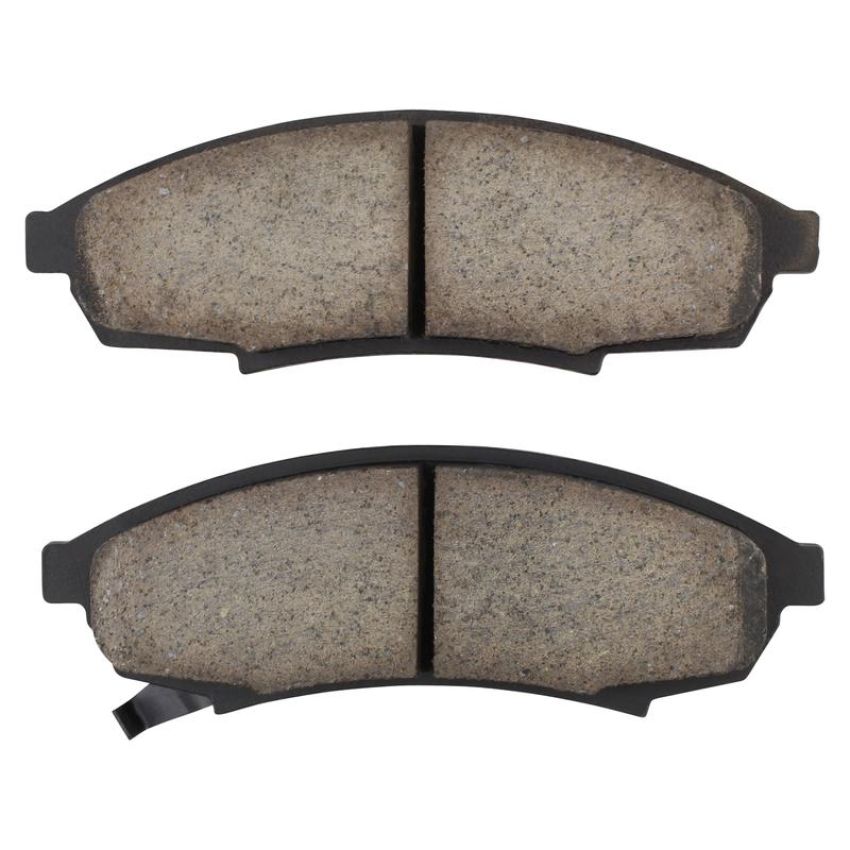 MPA 1003-0376M Quality-Built Black Series Semi-Metallic Brake Pads w/ Hardware