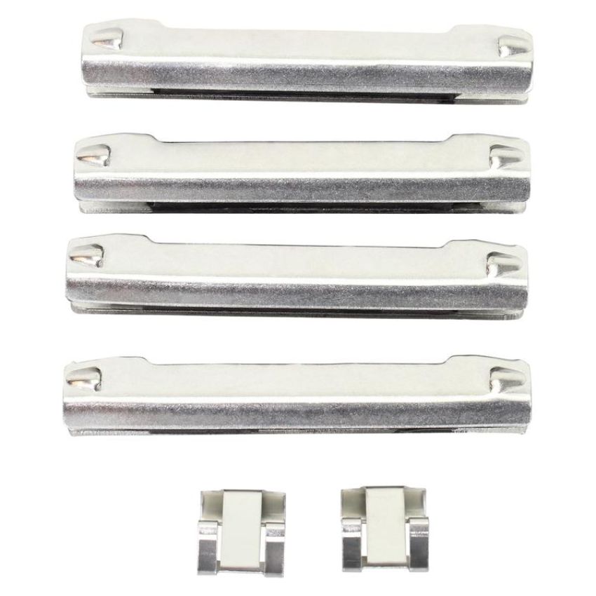 MPA 1003-0387M Quality-Built Black Series Semi-Metallic Brake Pads w/ Hardware