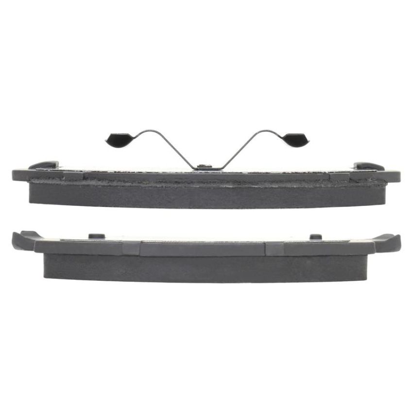 MPA 1003-0387M Quality-Built Black Series Semi-Metallic Brake Pads w/ Hardware